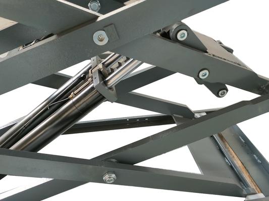 Customer Request 3.5 Ton Portable Mid Rise Car Scissor Lift for Garage Hydraulic Lift