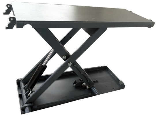 2.2kw Motor Power Mid Rise Car Scissor Lift 3.5 Ton Low Profile Electric Portable Lift