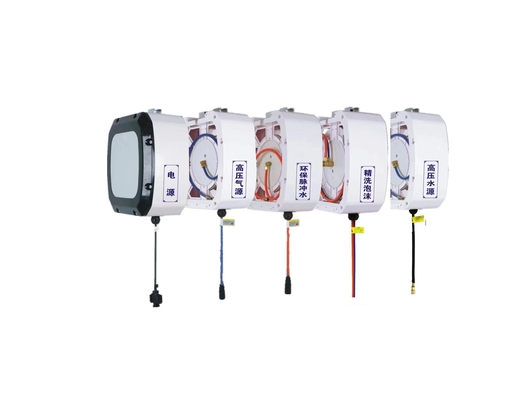 Customized Voltage 380V Water Gas Electric Combination Hose Reel Box Car Wash Machine Reel