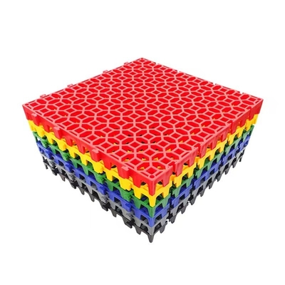 Party Tent Flooring 40*40*4cm Plastic Interlock Flooring for Auto Detailing Cleaning