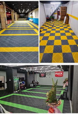 40*40*3cm Interlocking Garage Tiles Classic Design and Waterproof for Car Wash Garage