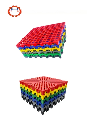 Cleaning Applications Closed Garage Floor Drain Tiles for Tool Cart and Car Wash