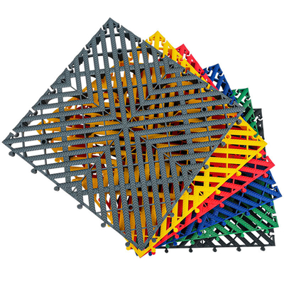 Garage Plastic Flooring Tiles Versatile and Easy to Install for Car Wash Shops
