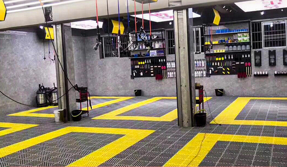 PP Grid Floor Grille The Perfect Choice for High Duty Plastic Car Garage Floor Tiles