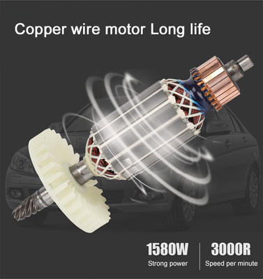 800W Portable Car Polishing Machine for 6 Speed Car Waxing and Beauty Polishing
