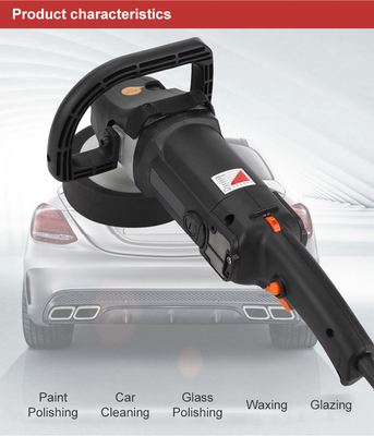 800W Portable Car Polishing Machine for 6 Speed Car Waxing and Beauty Polishing