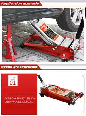 Automotive Tire Repair Lightweight 3 Ton Aluminum Pneumatic Racing Floor Jack for Cars