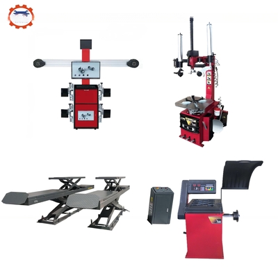 Scissors Car Lifting Machine for Wheel Alignment Motor Power of 0.75kw/1.1kw Auto Used