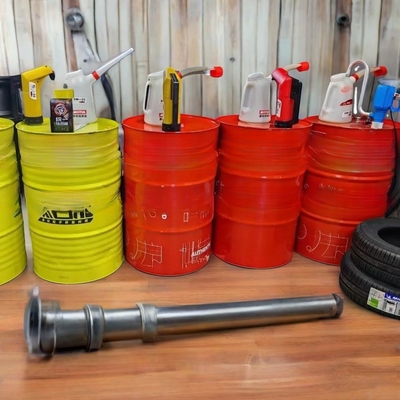Hand-Operated Grease Gun Barrel Pump Oil Dispensing for Lubrication Tool Manual Oil Pump