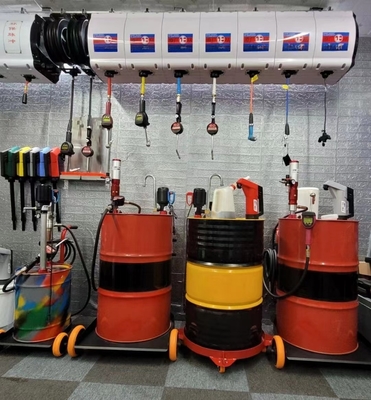 600cc Air Operated Pressure Piston Drum Barrel Engine Motor Lubricant Pneumatic Oil Transfer Pump with Counter