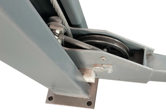 6000kg Garage Lift With Four Post And Double Cylinder Hydraulic Lift For Wheel Alignment