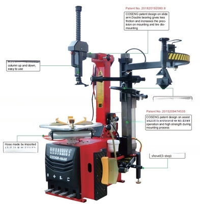12''-24'' Inside Clamping LIGE Hand Valve Car Tire Changer for Smooth Tire Changing