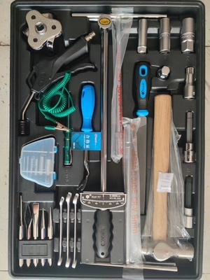 Car Repair Workshop Tool Cabinet with 7 Drawers and Heavy Duty Stainless Steel Rolling Box