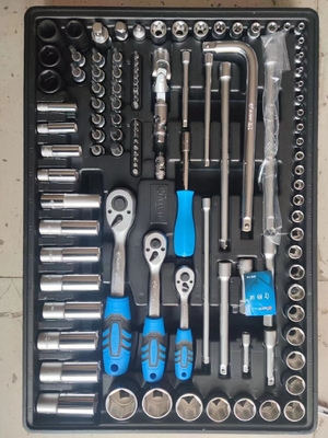 Car Repair Workshop Tool Cabinet with 7 Drawers and Heavy Duty Stainless Steel Rolling Box