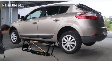 3500kg Lifting Capacity Quick Mobile Portable Mini Car Lift Table for Auto Maintenance