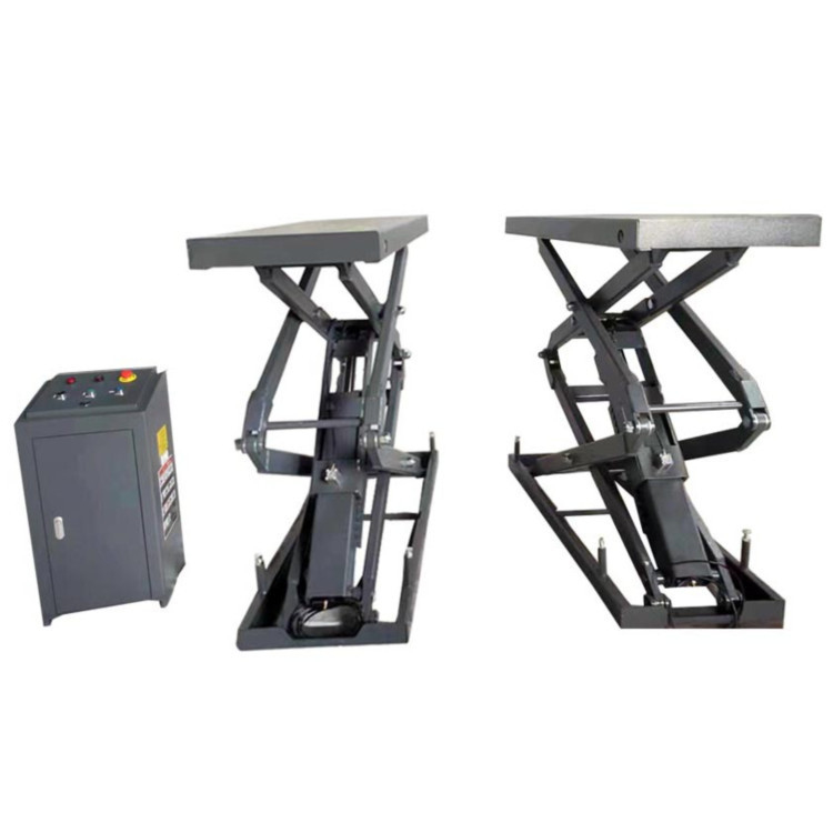 3500KG Lifting Capacity Scissor Car Lift for Auto Shop Hydraulic Garage Equipment