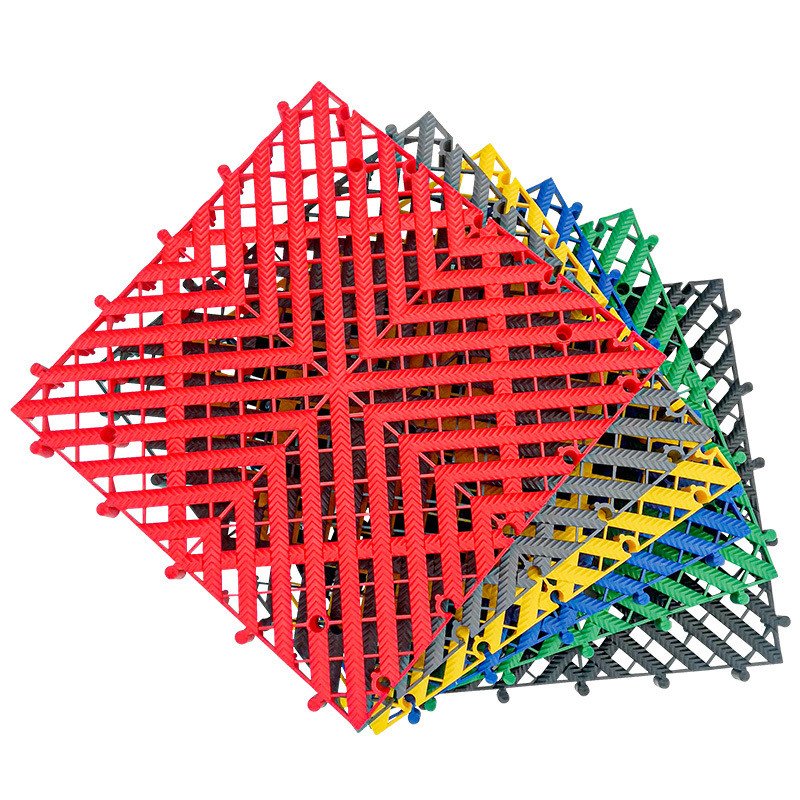 PP Grid Floor Grille The Perfect Choice for High Duty Plastic Car Garage Floor Tiles