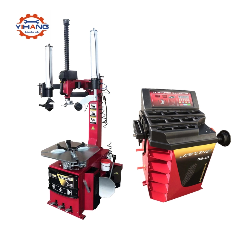 Motor Power 0.75kw/1.1kw Tyre Changer and Wheel Balancer Combo for 10''-22'' Tires