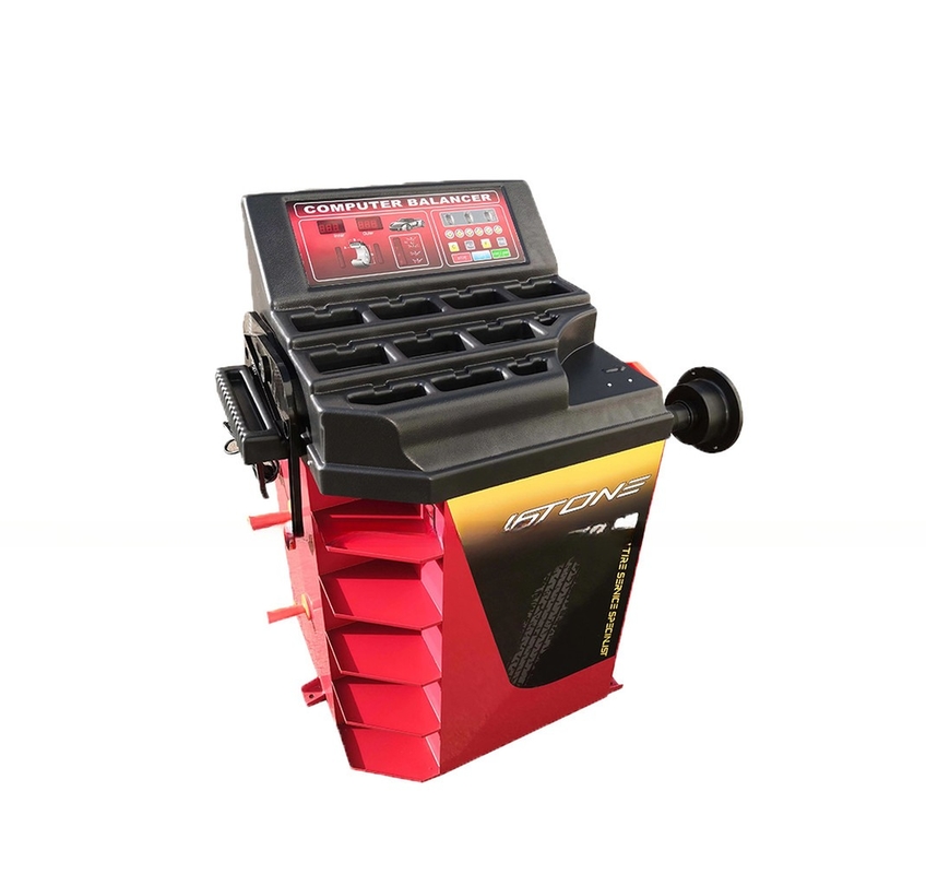Simplicity of Operator 0.75kw/1.1kw Motor Power Car Wheel Balance for Workshop Machines