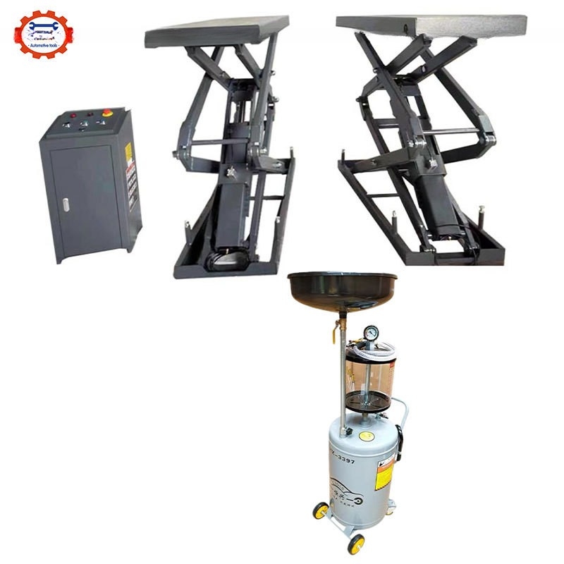 110mm MIN HEIGHT CE 3.5T Super-Thin Scissor Car Lifter for Smooth Vehicle Lifting