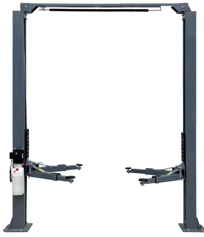 Base Plate Double Cylinder Hydraulic Lift Two Post Car Lift with Manual Release and CE