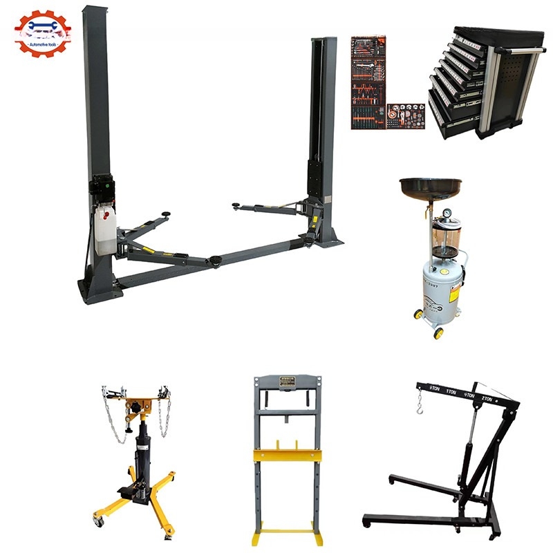 Low Ceiling 4.0T Double Cylinder Hydraulic Lift Two Post Design for Limited Space