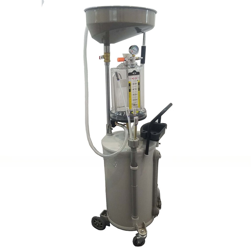 80L Mobile Waste Oil Extractor Drainer for Repairing Car Engines in Garage Workshops