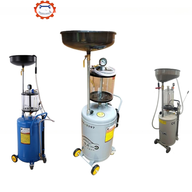 80L Capacity Portable Pneumatic Fluid Waste Oil Extractor for Car Engine Maintenance