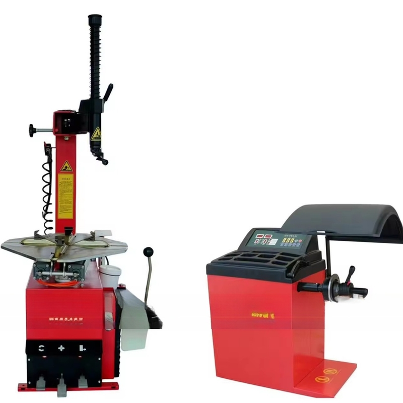 Coseng Swing Arm Unite Tire Changer Machine And Wheel Balancer Kit For Garage Workshop